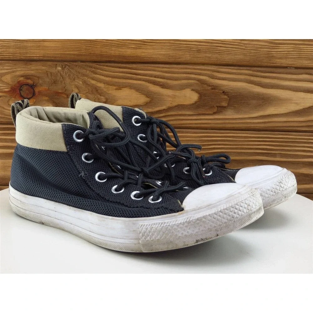 Converse Sz 6.5 Sneaker‎ Gray Fabric Men All Star Medium Athletic